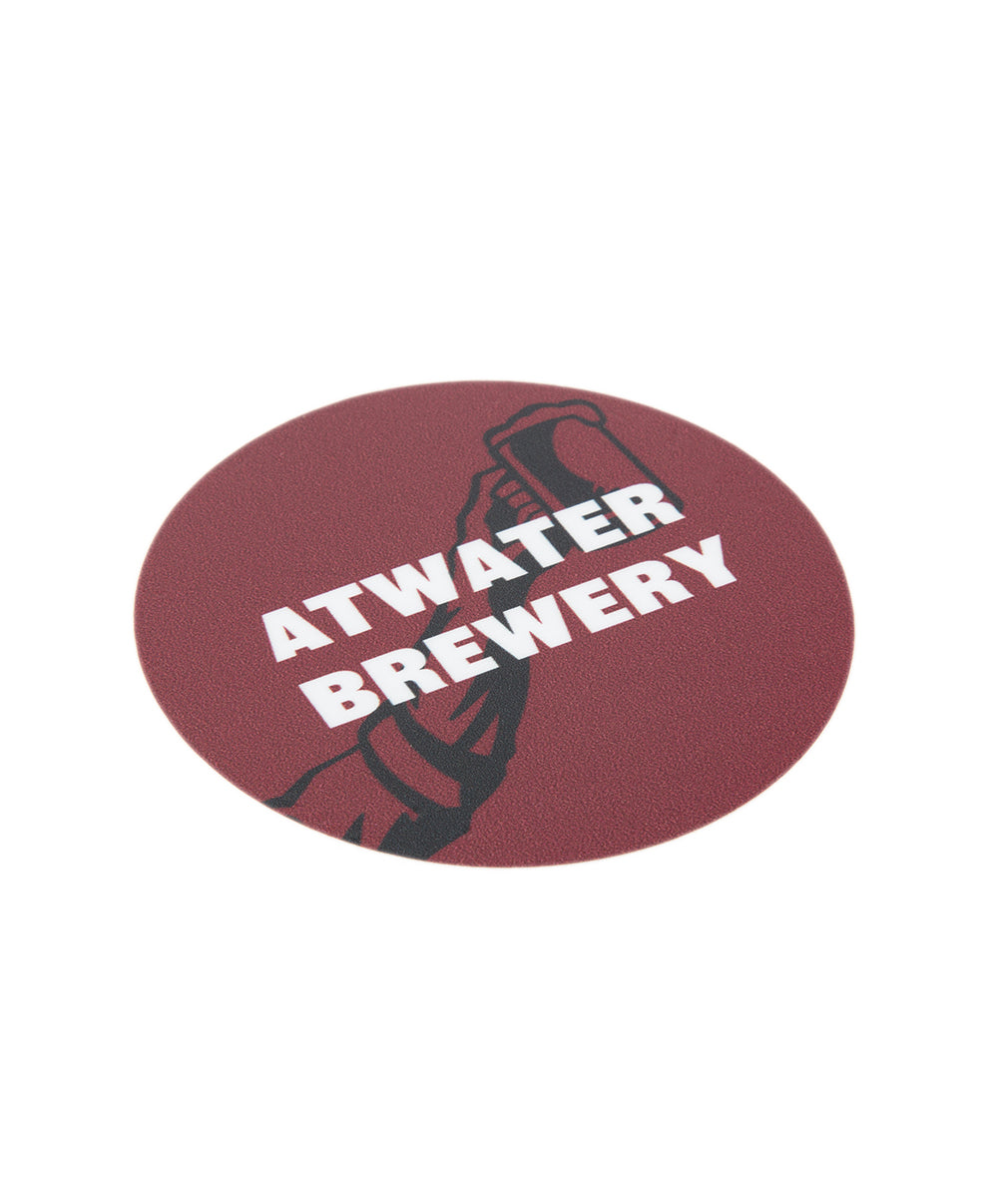 ATWATER BREWERY RED STICKER